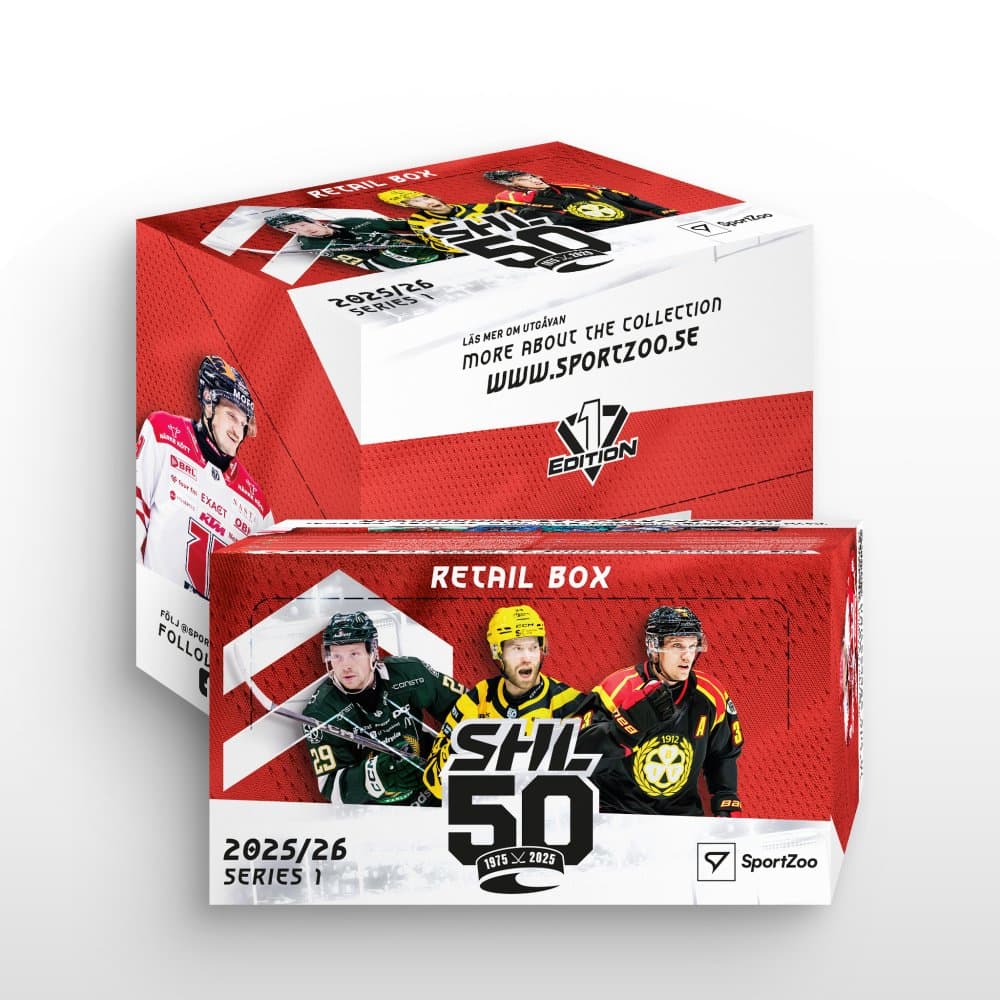 Retail-box – Hockeykort SportZoo SHL 2025/26 - Serie 1