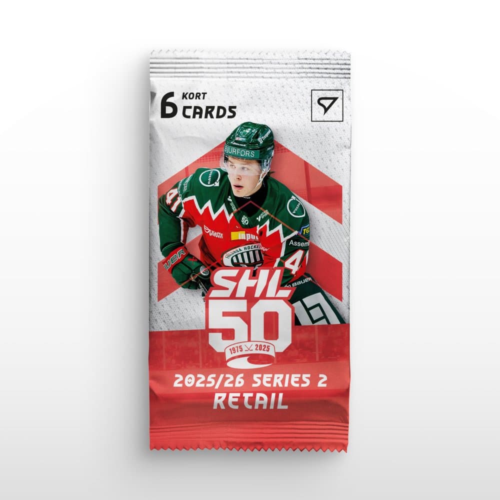 Retail-paket – Hockeykort SportZoo SHL 2025/26 - Serie 2